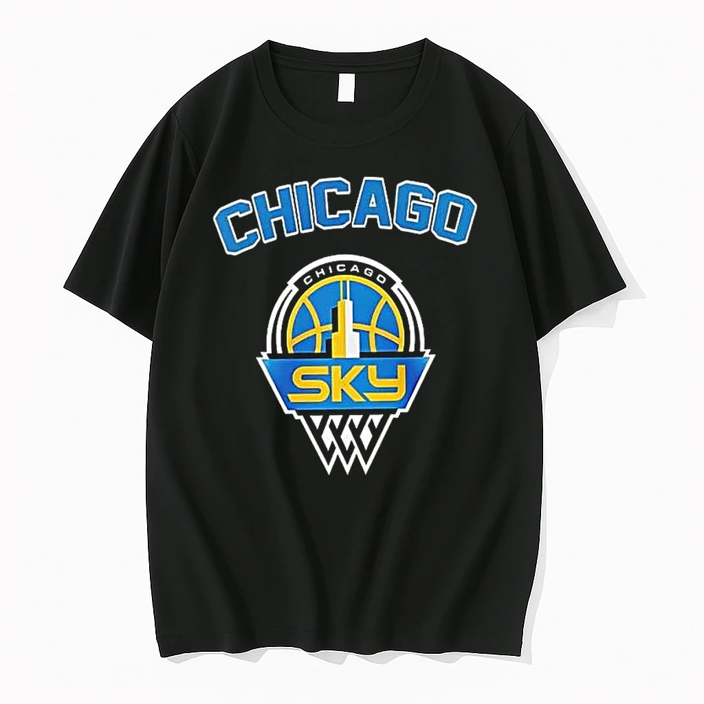 Officials Wnba Chicago Sky Edition Custom Name For Fans Black Mens Premium T Shirt