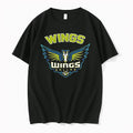 Officials Wnba Dallas Wings Edition Custom Name For Fans Black Mens Premium T Shirt