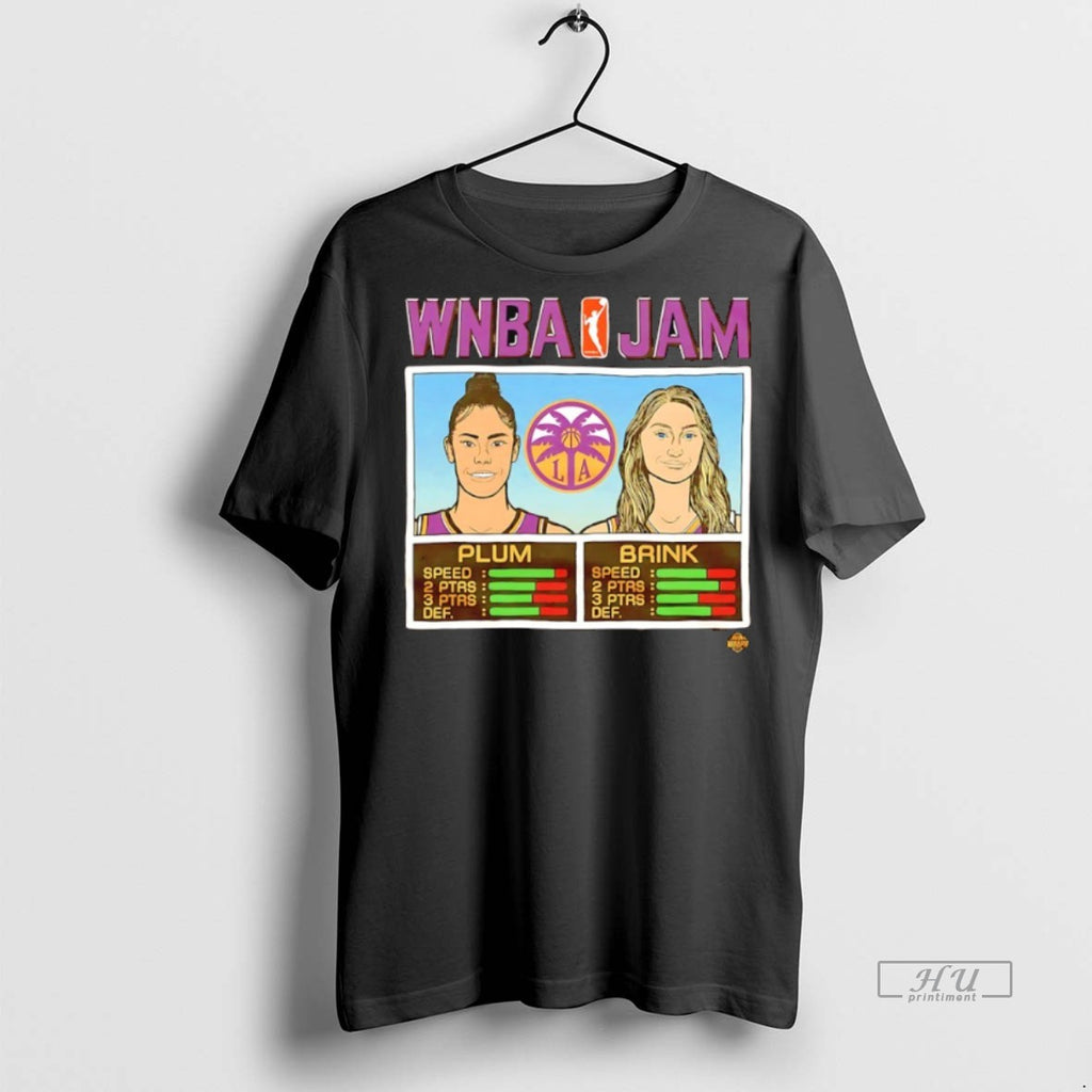 Officials Wnba Jam Los Angeles Sparks Kelsey Plum And Cameron Brink T Shirt Sweater