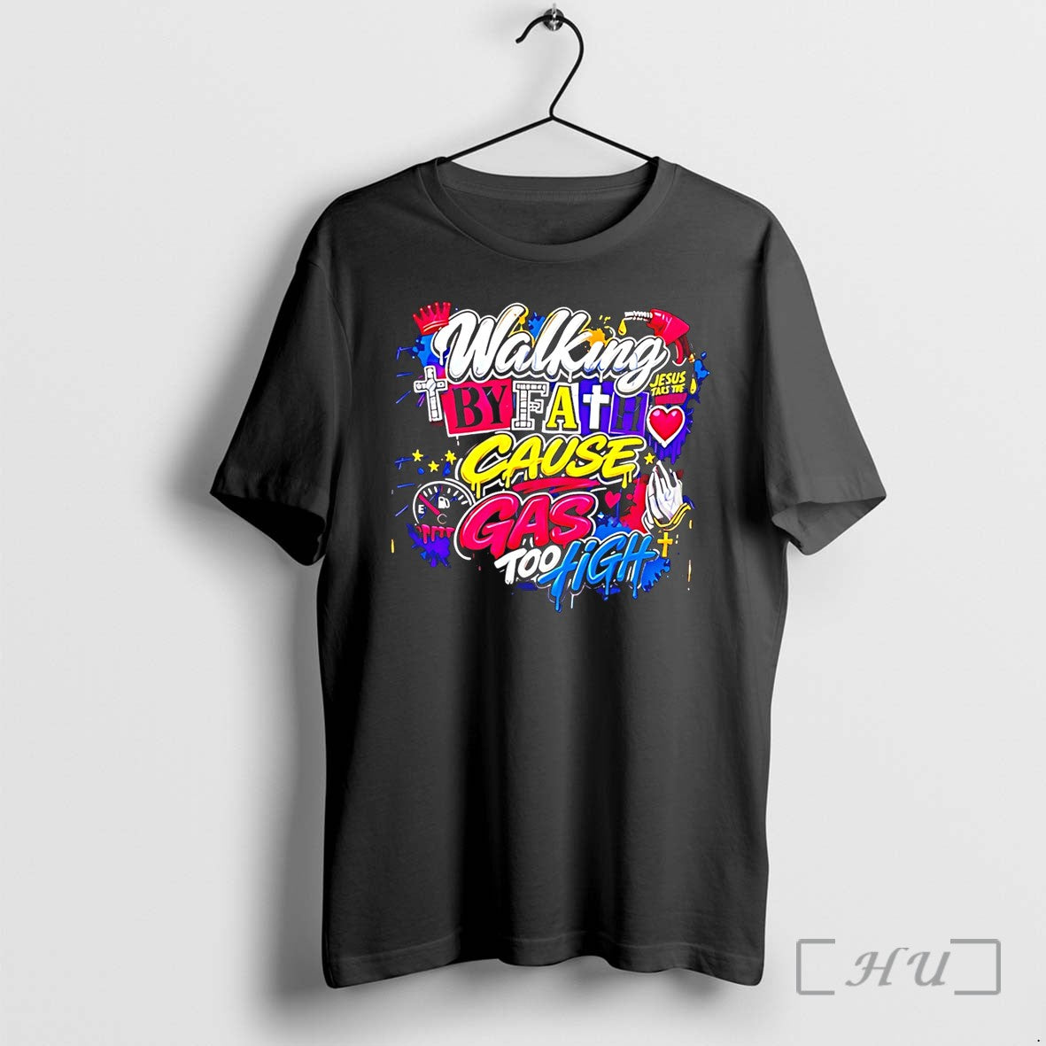 Officials Walking By Fath Cause Gas Too High Graphic Tee