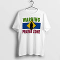 Officials Warning Prayer Zone Press Your Palms Together Tee Premium T Shirt