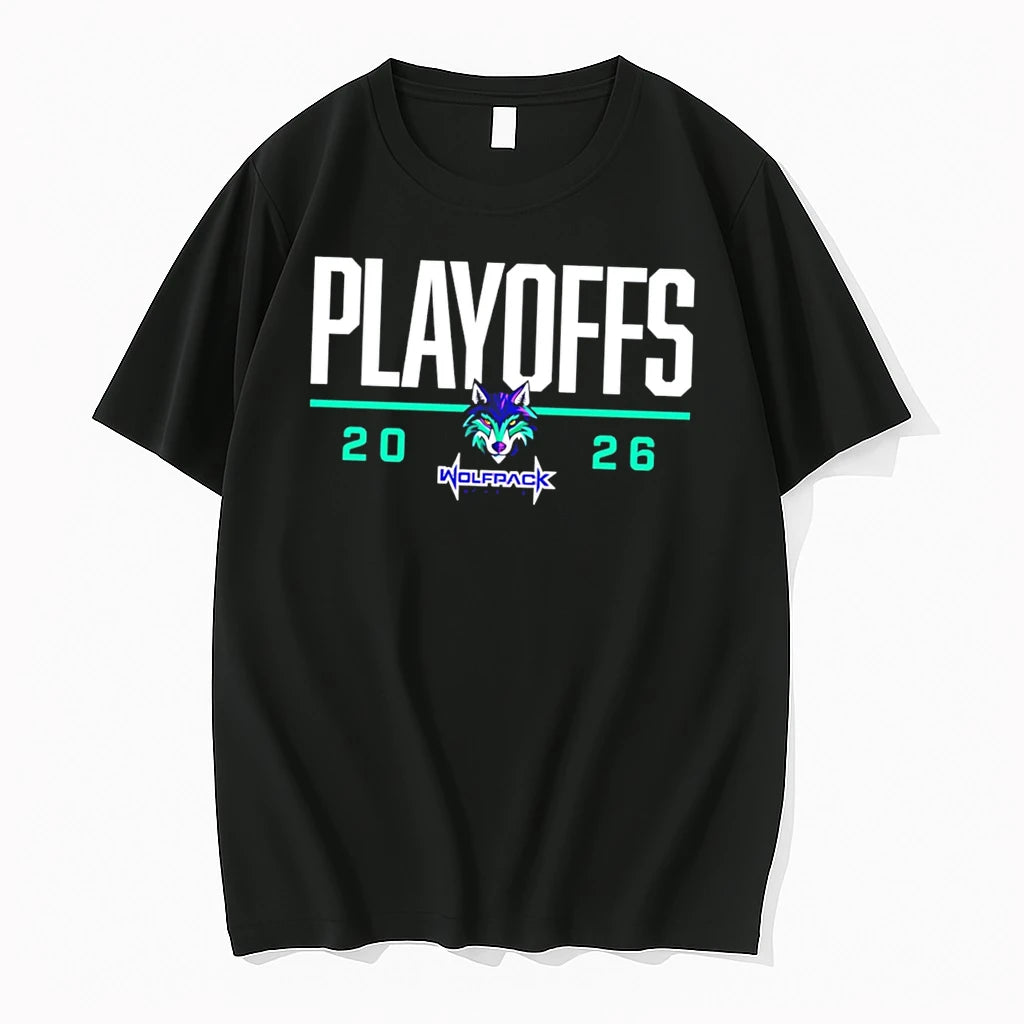 Officials Washington Wolfpack 2026 Playoffs Logo Tee Premium T Shirt