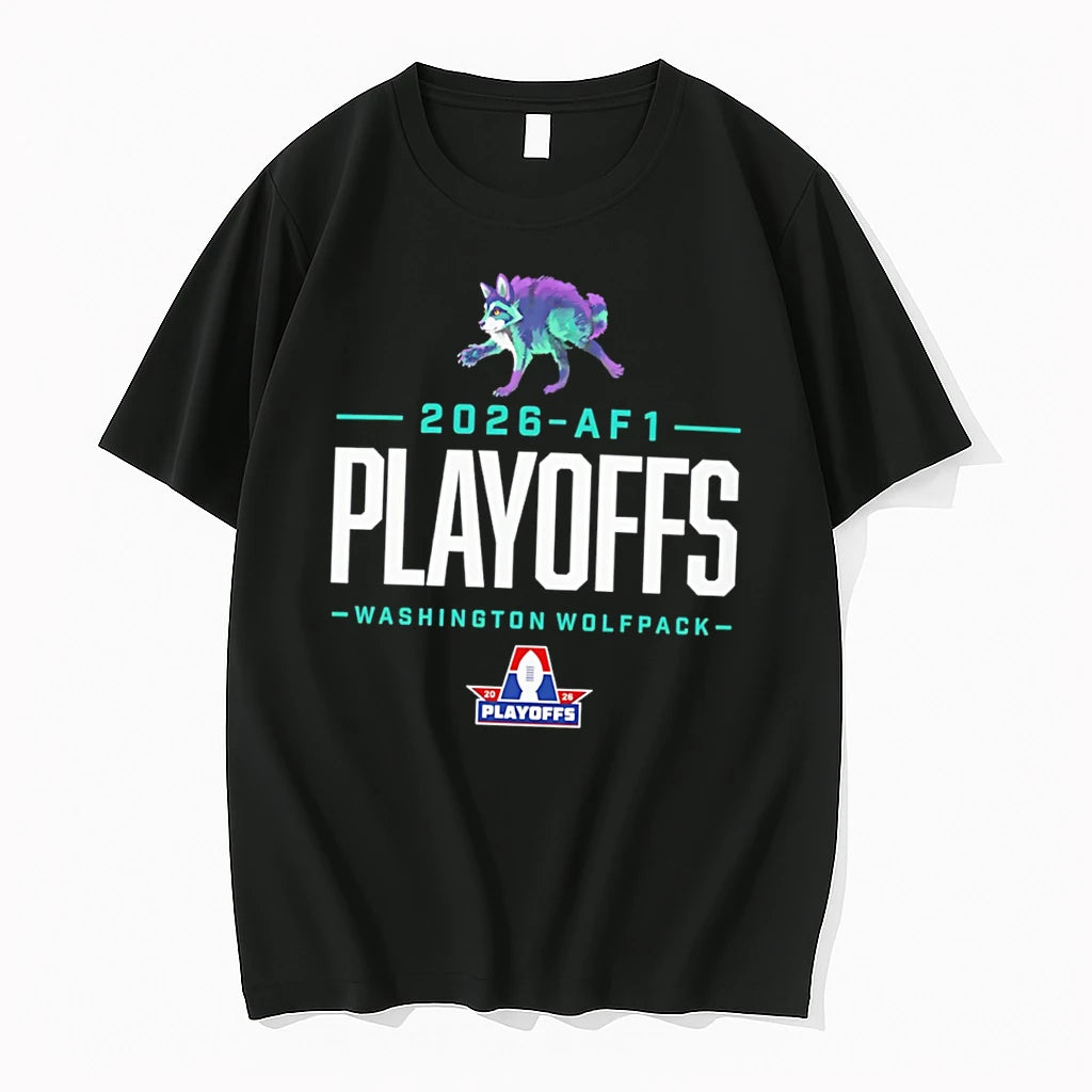 Officials Washington Wolfpack Jimothy 2026 Af1 Playoffs Tee Premium T Shirt