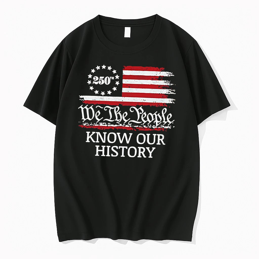 Officials We The People Know Our History Americ 250th Tee Premium T Shirt