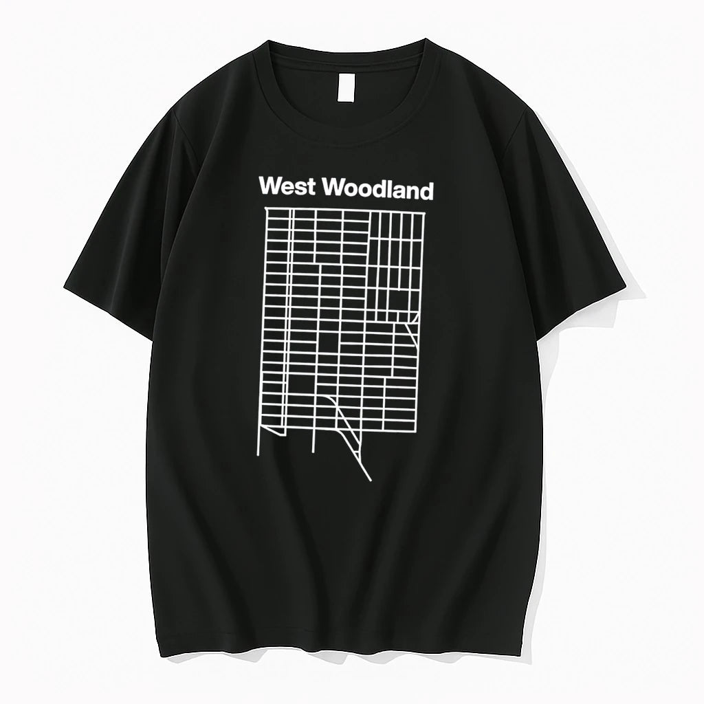 Officials West Woodland Neighborhood Map Seattle City Grid Tee Premium T Shirt