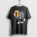Officials Wheel With Beer Cartoon Tee Premium T Shirt