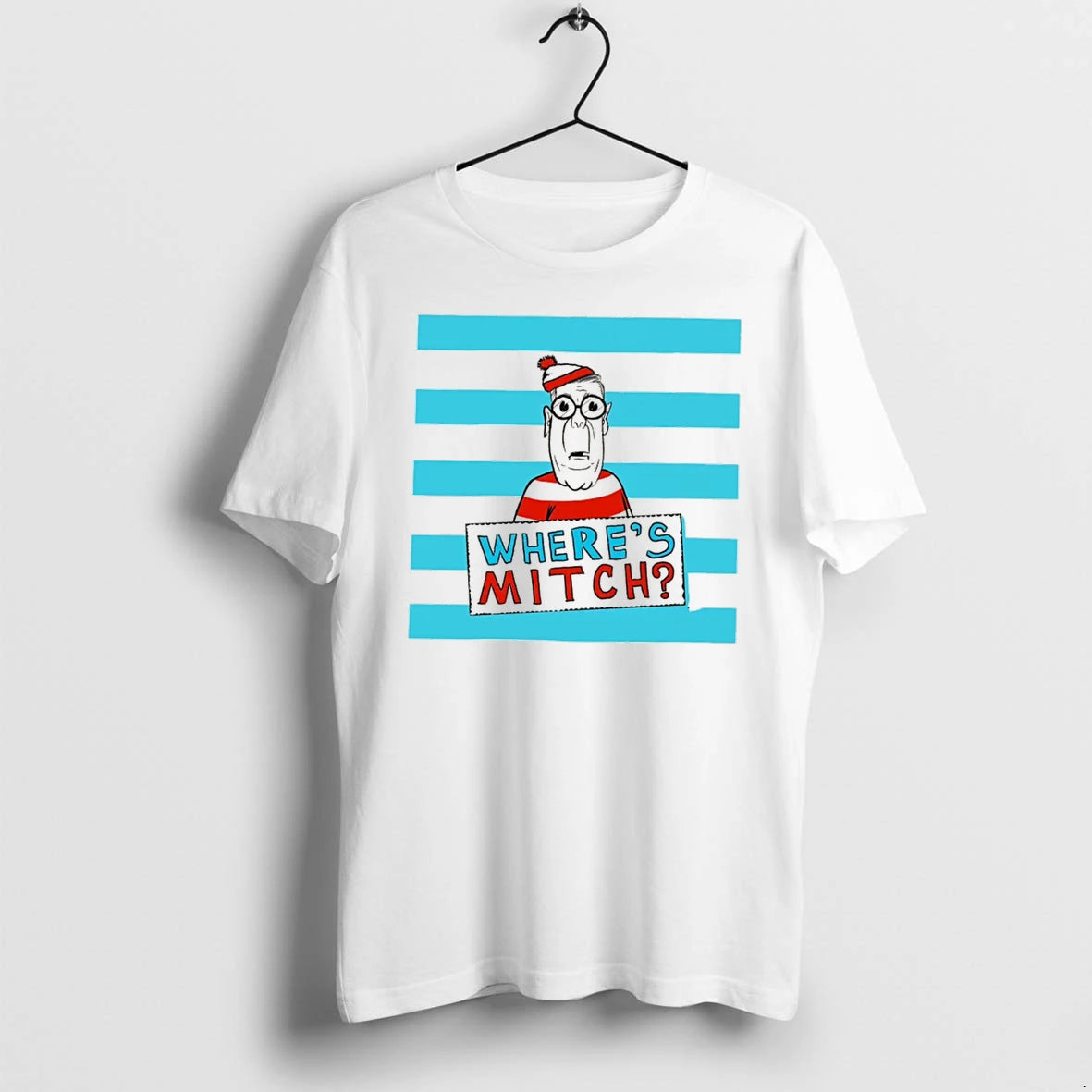 Officials Wheres Mitch Parody Humor Tee Premium T Shirt