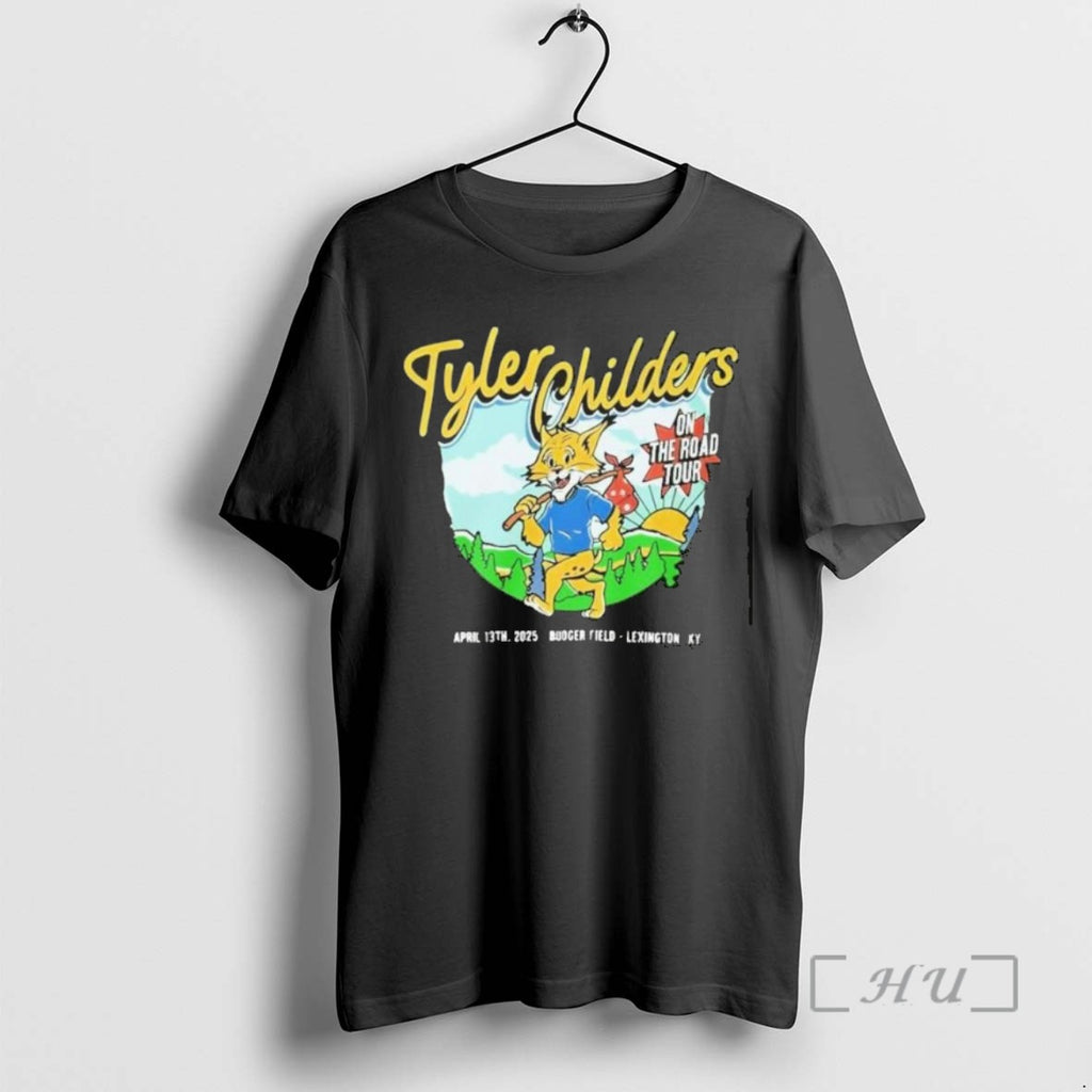 Officials Wildcat Tyler Childers On The Road Tour T Men Tee Shirt Sweater