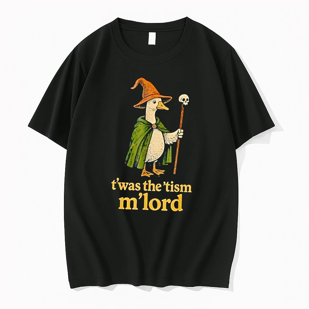 Officials Wizard Duck Twas The Tism Mlord Meme Funny Neurodivergent Fantasy Black