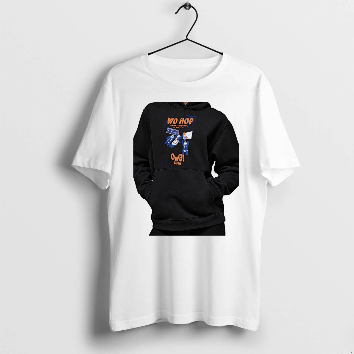 Officials Wo Hop Omg Knicks Vs Spurs Chinatown Nyc Finals Premium T Shirt