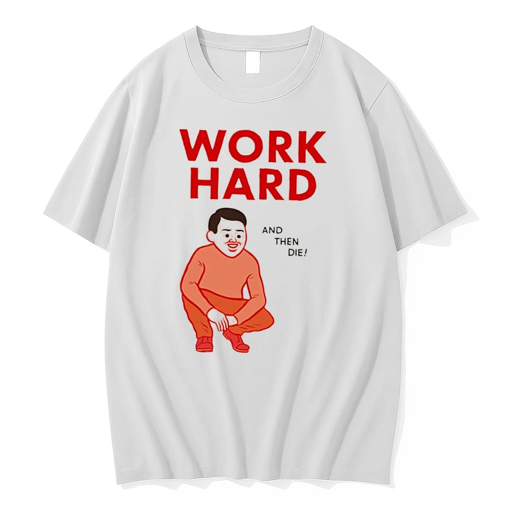 Officials Work Hard And Then Die Sarcastic Motivational Tee Premium T Shirt