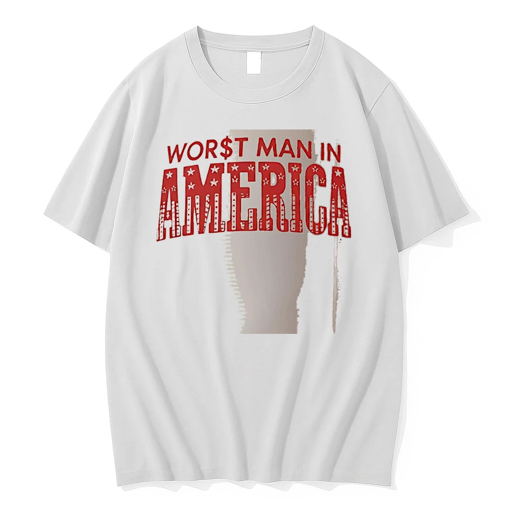 Officials Worst Man In America White Premium T Shirt