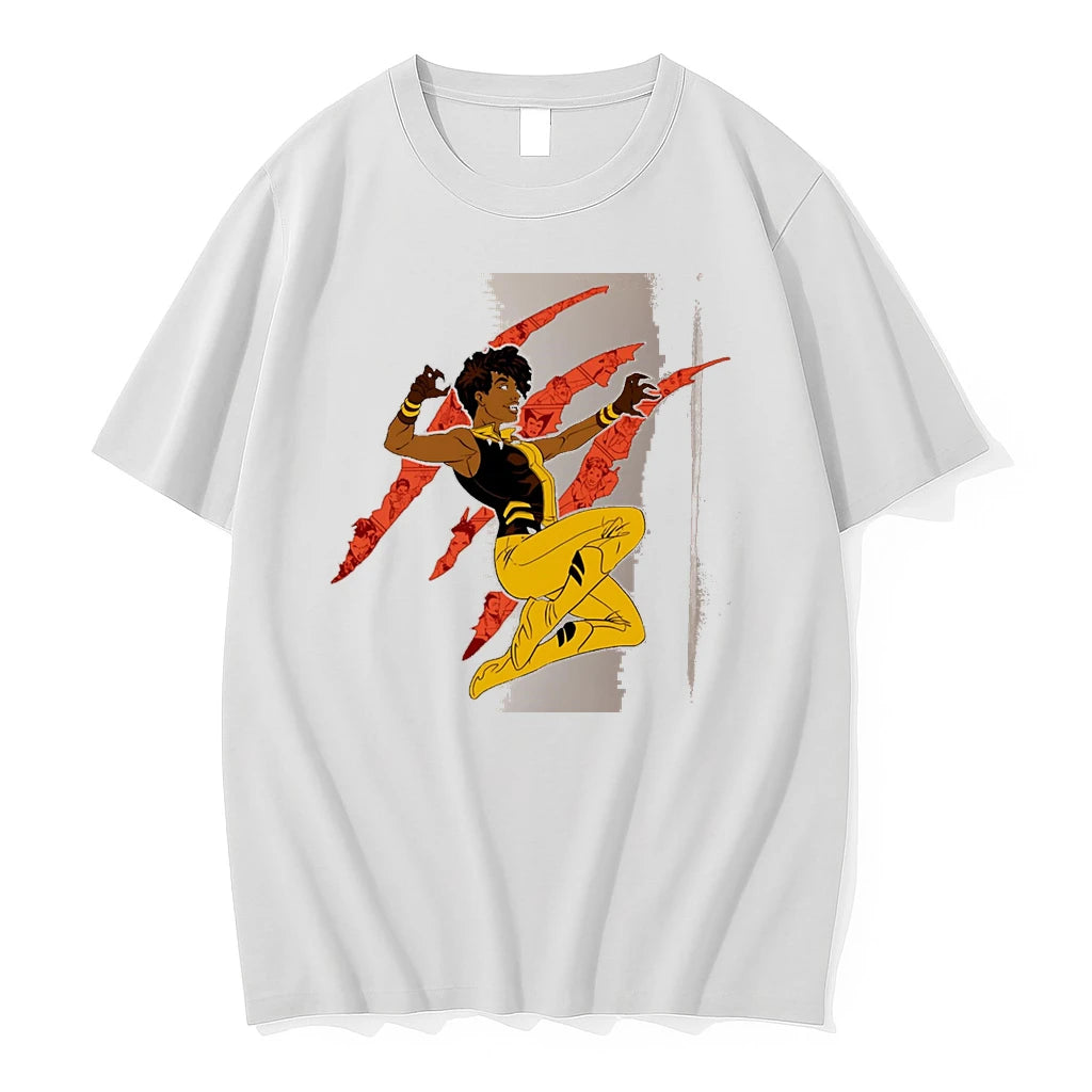 Officials X Men Vixen Jumping White Premium T Shirt