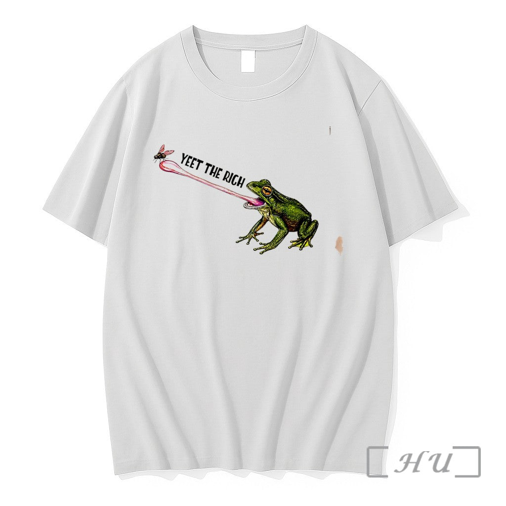 Officials Yeet The Rich Frog Graphic Tee Premium T Shirts Sweater Hoodie Jpg