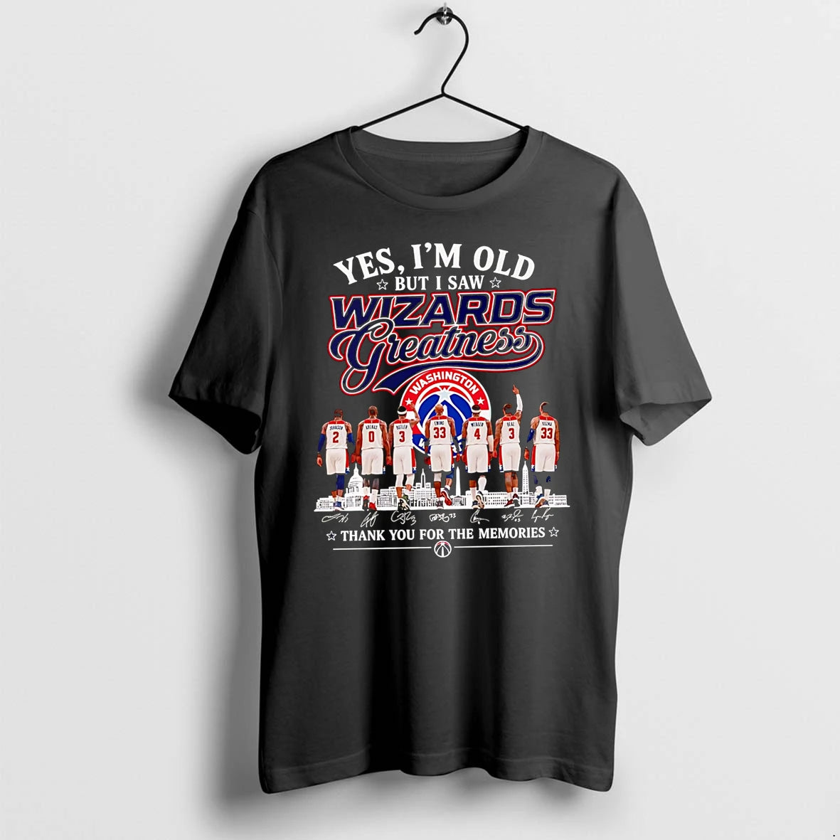 Officials Yes Im Old But I Saw Wizards Greatness Washington Wizards Premium T Shirt