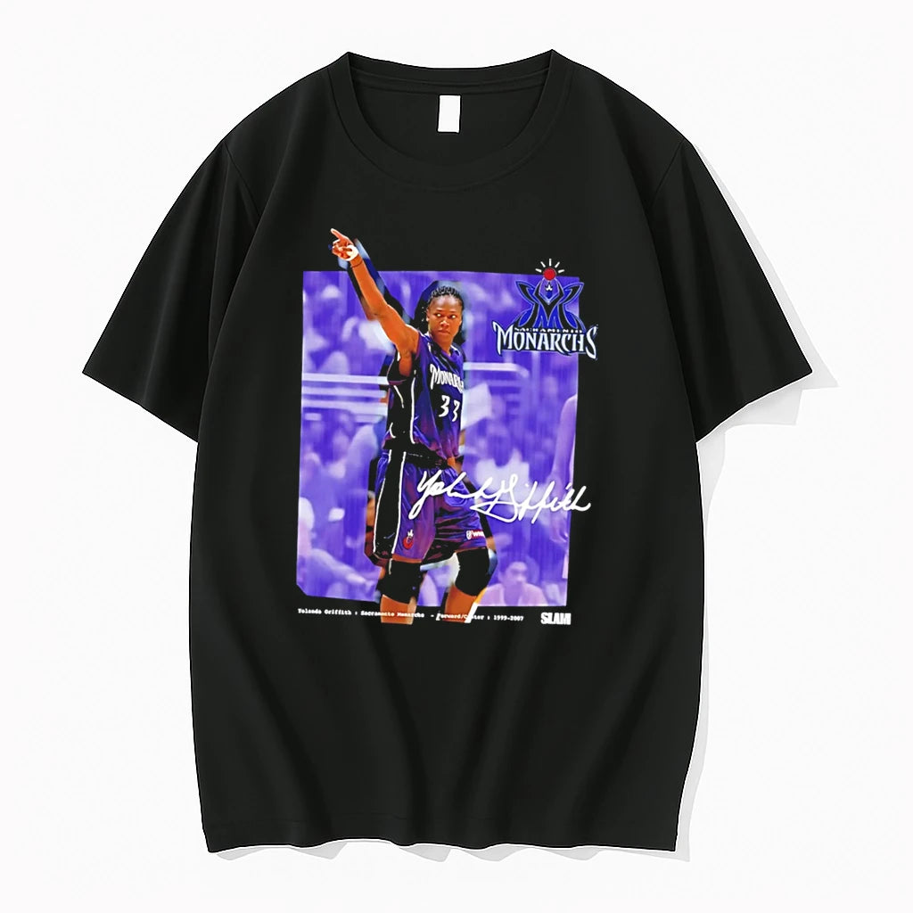 Officials Yolanda Griffith Monarchs Wslam Signature Tee Premium T Shirt