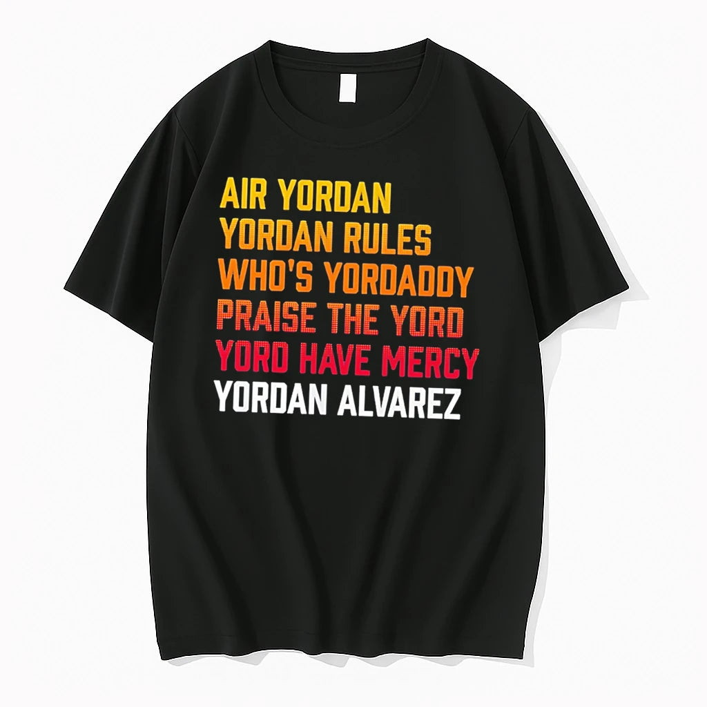 Officials Yordan Alvarez Houston Astros Yord List Tee Premium T Shirt