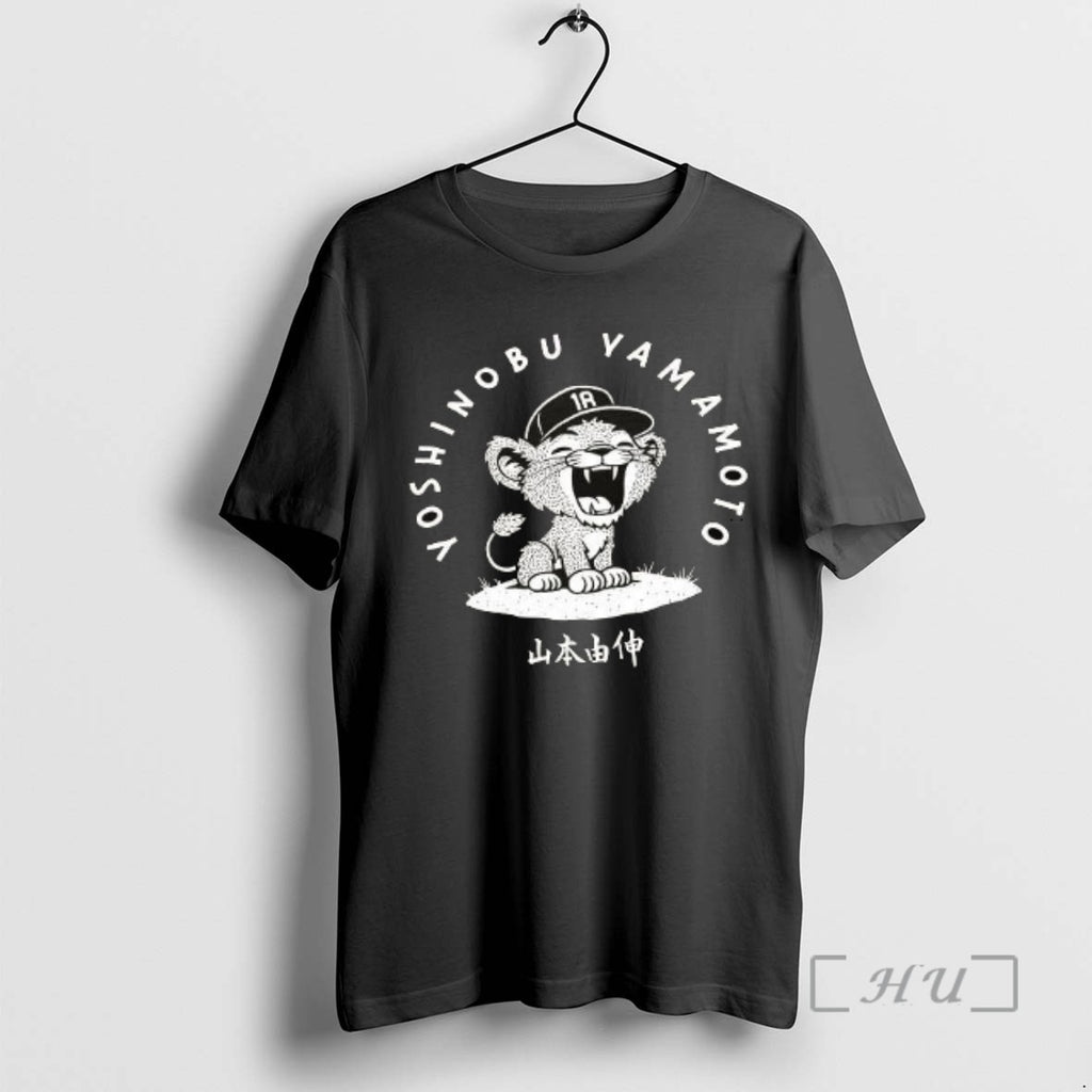 Officials Yoshinobu Yamamoto Los Angeles Dodgers Baseball Baby Lion Tee Shirt Sweater