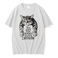 Officials You Dont Hate Mondays You Hate Capitalism Cat Tee Premium T Shirt