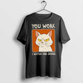 Officials You Work I Watch And Judge Cat Premium T Shirt