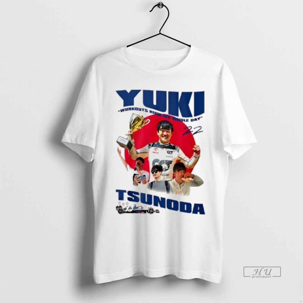 Officials Yuki Tsunoda Workouts Ruin My Whole Day Signature Tee Shirt Sweater