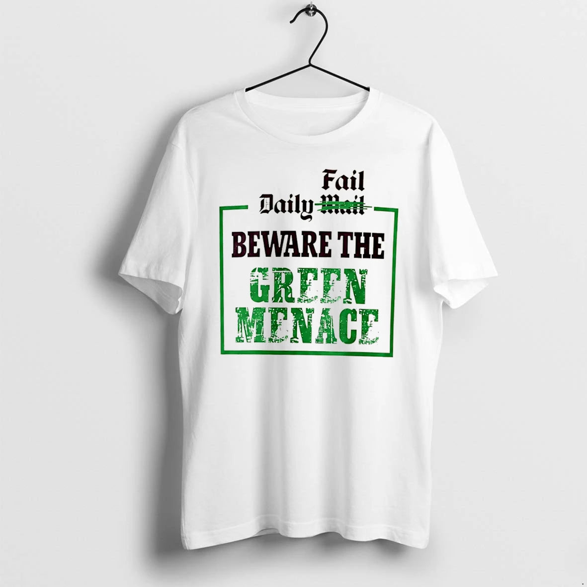 Officials Zack Polanski Daily Fail Beware The Green Menace Tee Premium T Shirt