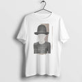 Officials Zendaya Wearing A Black Hat White Premium T Shirt