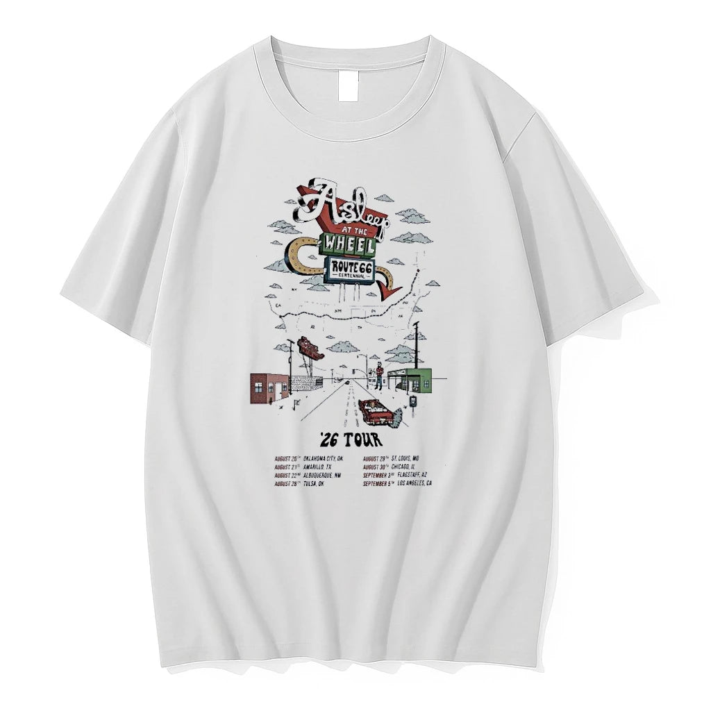 Officials Asleep At The Wheel Route 66 Tour 2026 Premium T Shirt