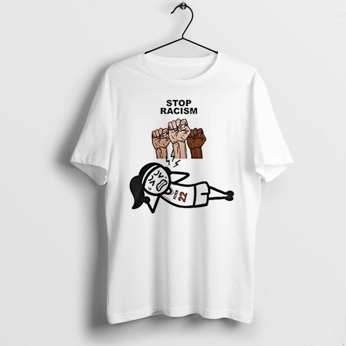 Officials Caitlin Clark Indiana Fever Stop Racism Premium T Shirt