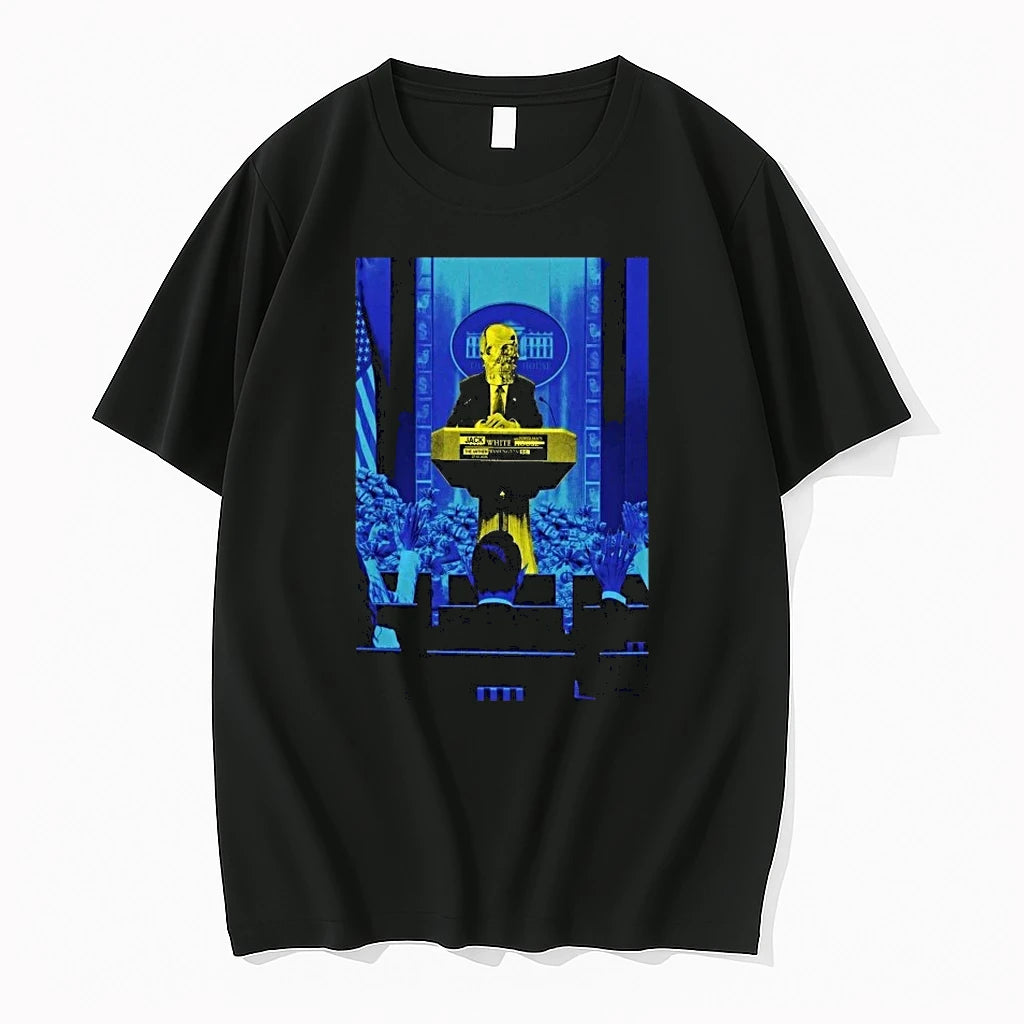 Officials Jack White The Anthem Washington Dc July 10 2026 Skull Premium T Shirt