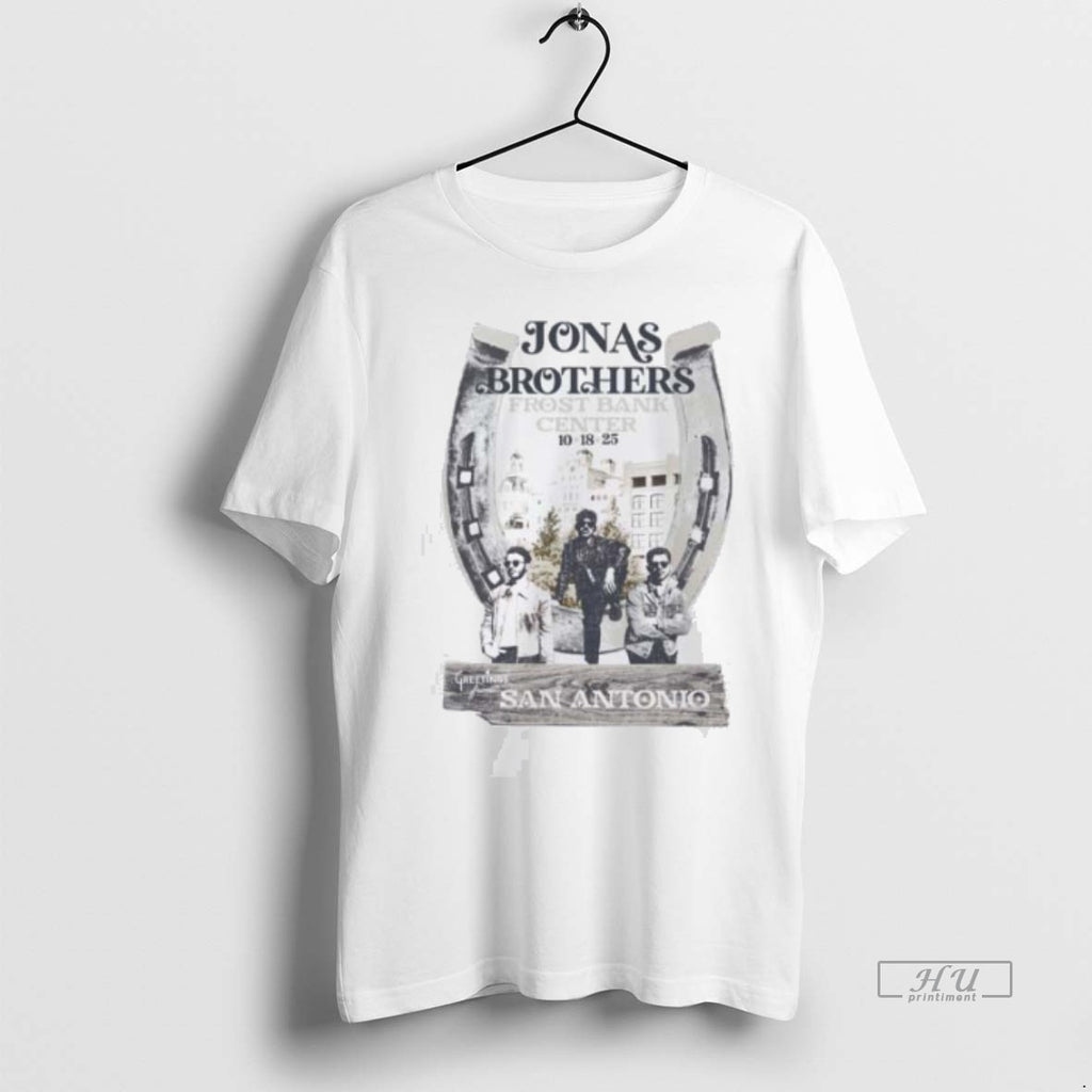 Officials Jonas Brothers Frost Bank Center Oct 18 2025 Tee Shirt Sweater