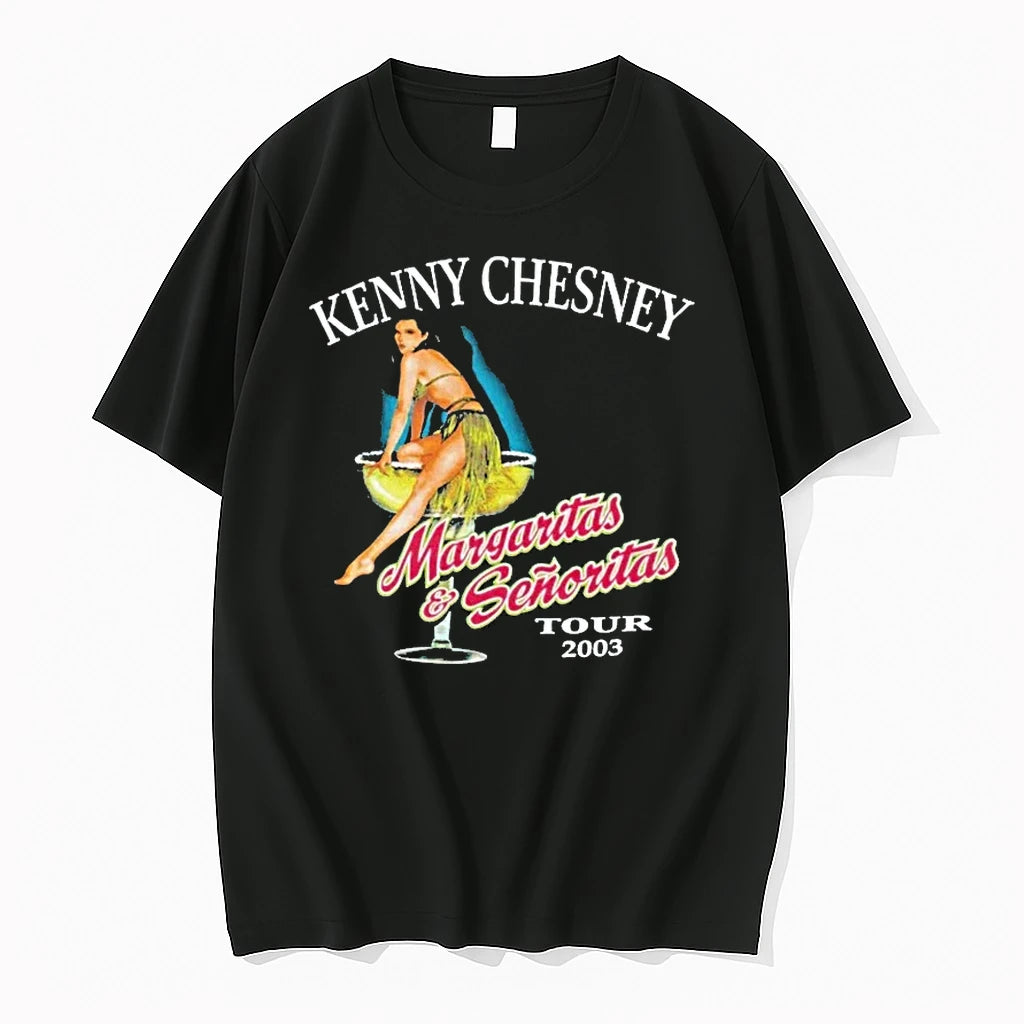 Officials Kenny Chesney Margaritas And Senioritas Tour 2003 Premium T Shirt