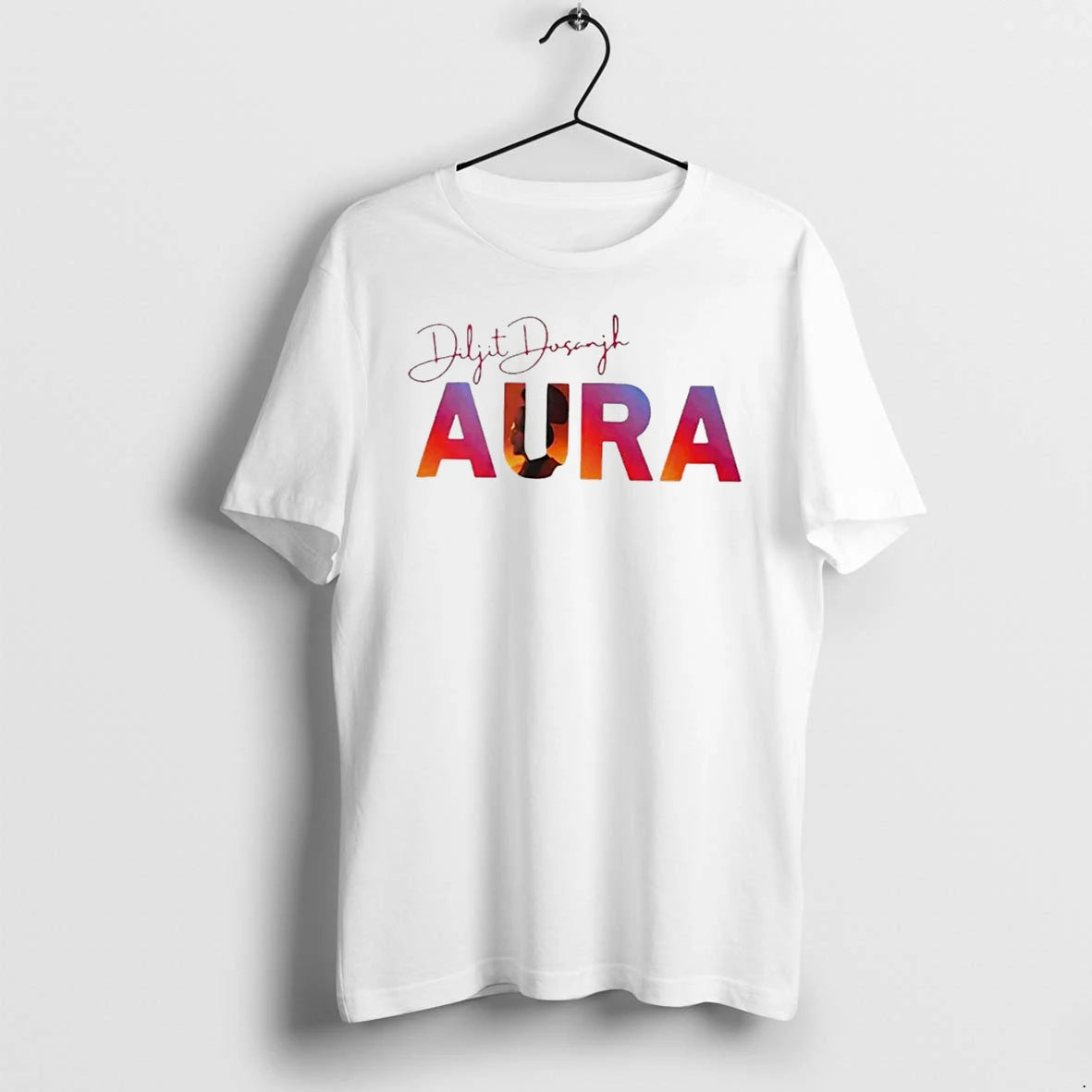 Officials L Diljit Dosanjh Aura World Tour 2026 Signature Tee Premium T Shirt
