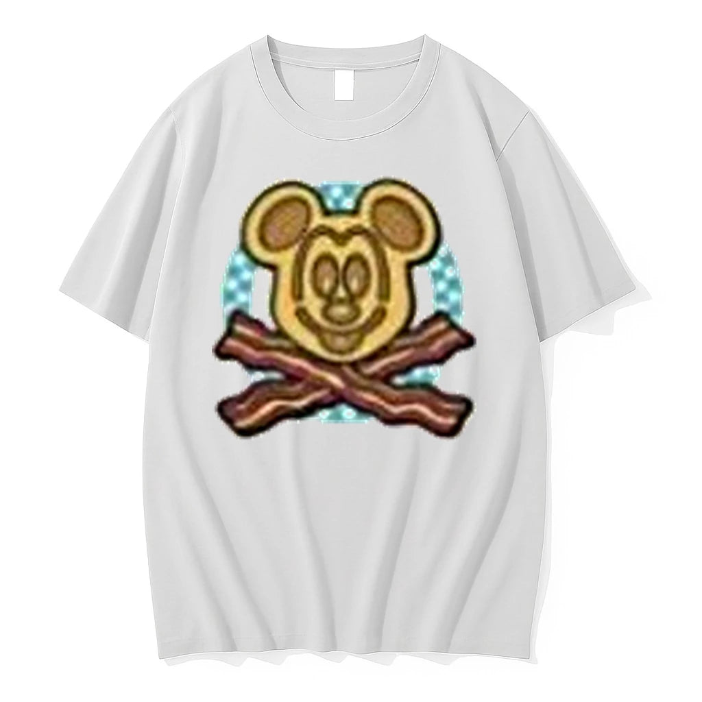 Officials Mickey Mouse Waffle Crossbones Premium T Shirt