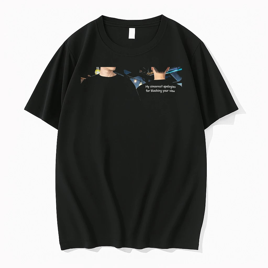 Officials My Sincerest Apologies For Blocking Your View Backside Premium T Shirt