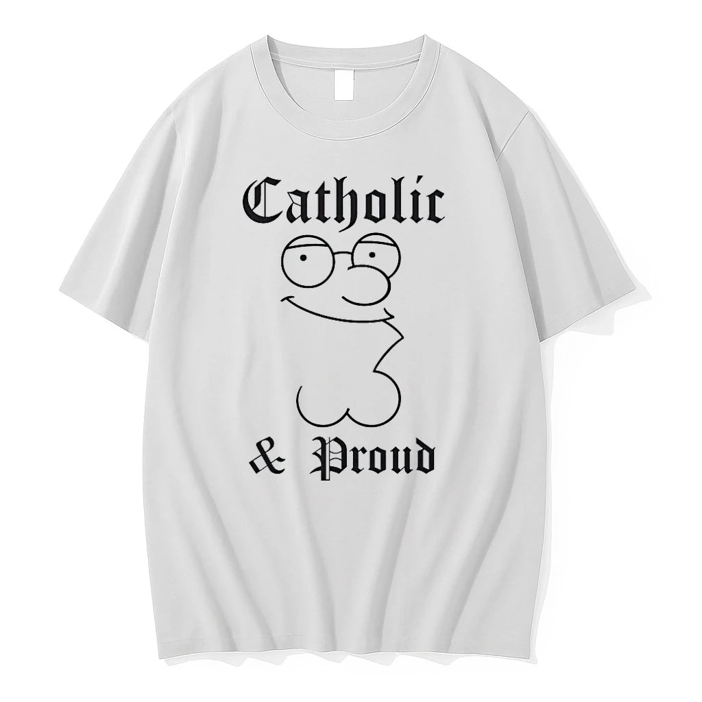 Officials Peter Griffin Catholic And Proud Premium T Shirt