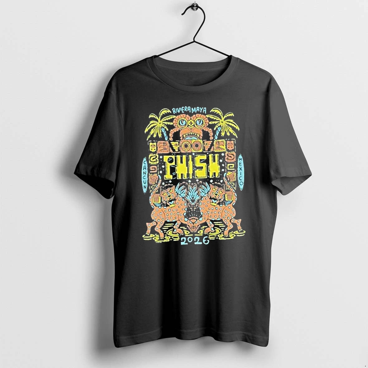 Officials Phish Dancing Jaguars Riviera Maya 2026 Premium T Shirt