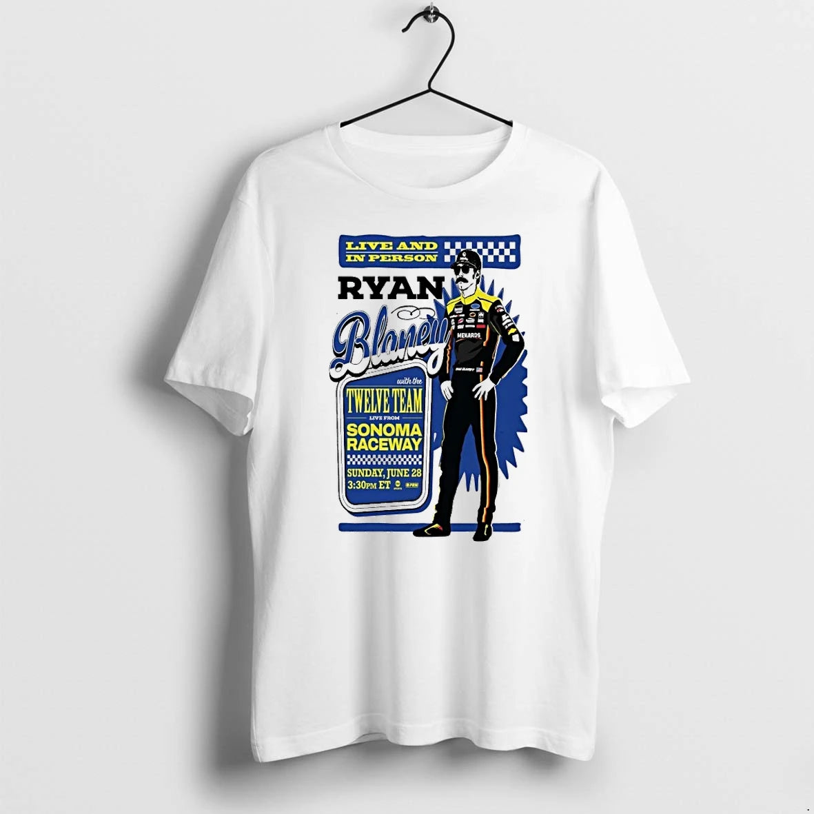 Officials Ryan Blaney Tour Sonoma Raceway June 28 2026 Premium T Shirt