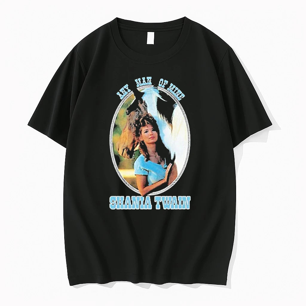 Officials Shania Twain Any Man Of Mine Horse Premium T Shirt