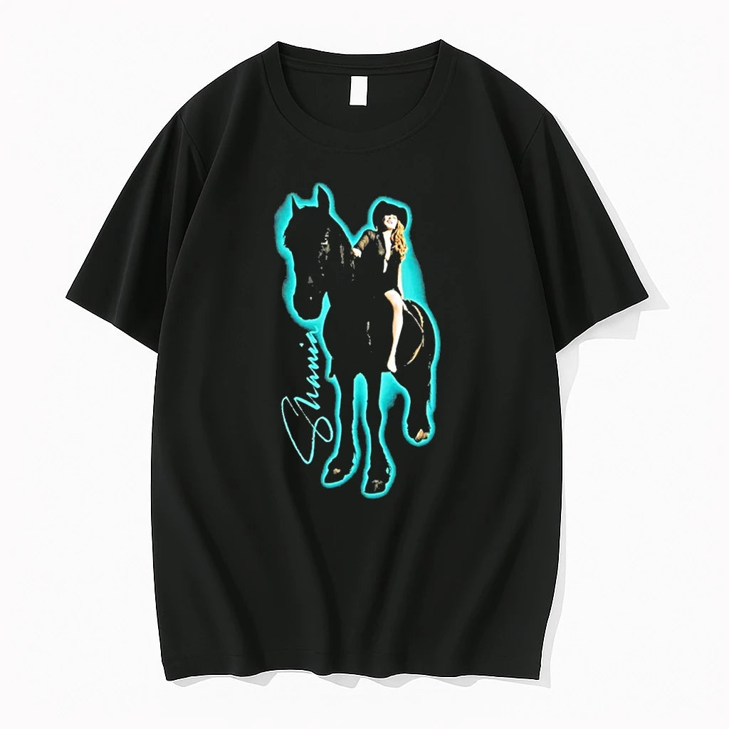 Officials Shania Twain Queen Of Me Horse Premium T Shirt