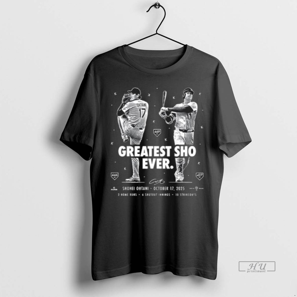 Officials Shohei Ohtani Greatest Sho Ever Men Tee Shirt Sweater
