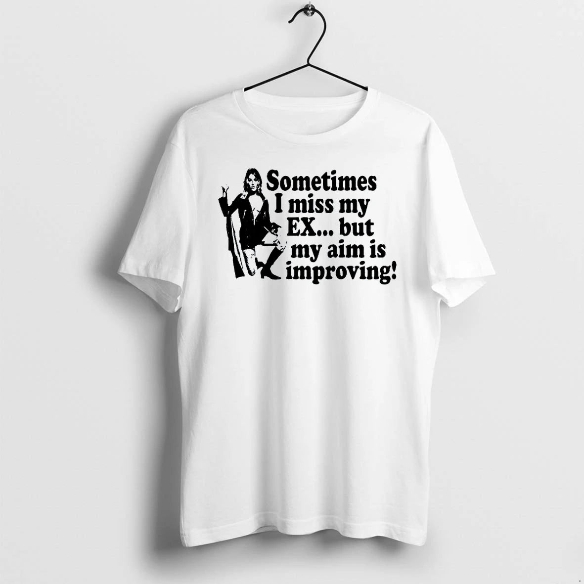 Officials Sometimes I Miss My Ex But My Aim Is Improving Premium T Shirt