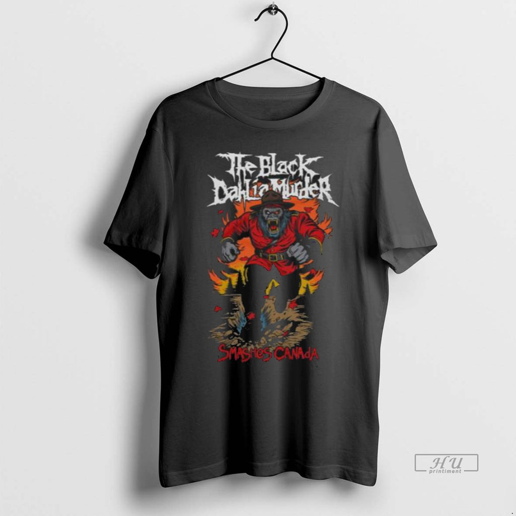 Officials The Black Dahlia Murder Smashes Canada Men Tee Shirt Sweater