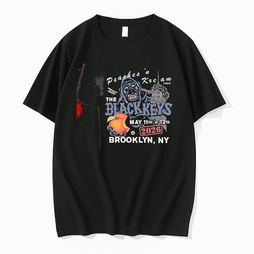 Officials The Black Keys Peaches N Kream Brooklyn Ny 2026 Show Premium T Shirt