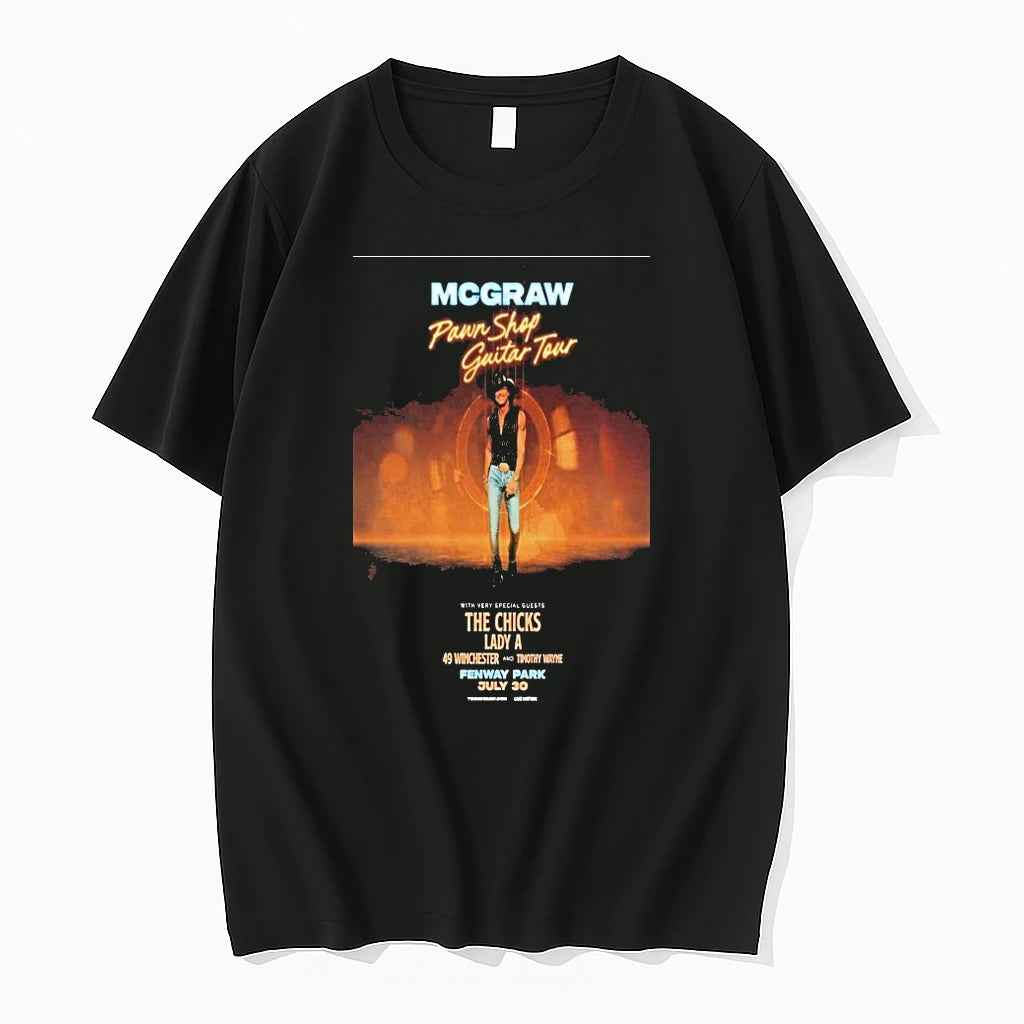 Officials Tim Mcgraw Pawn Shop Guitar Tour Boston July 30 2026 Premium T Shirt