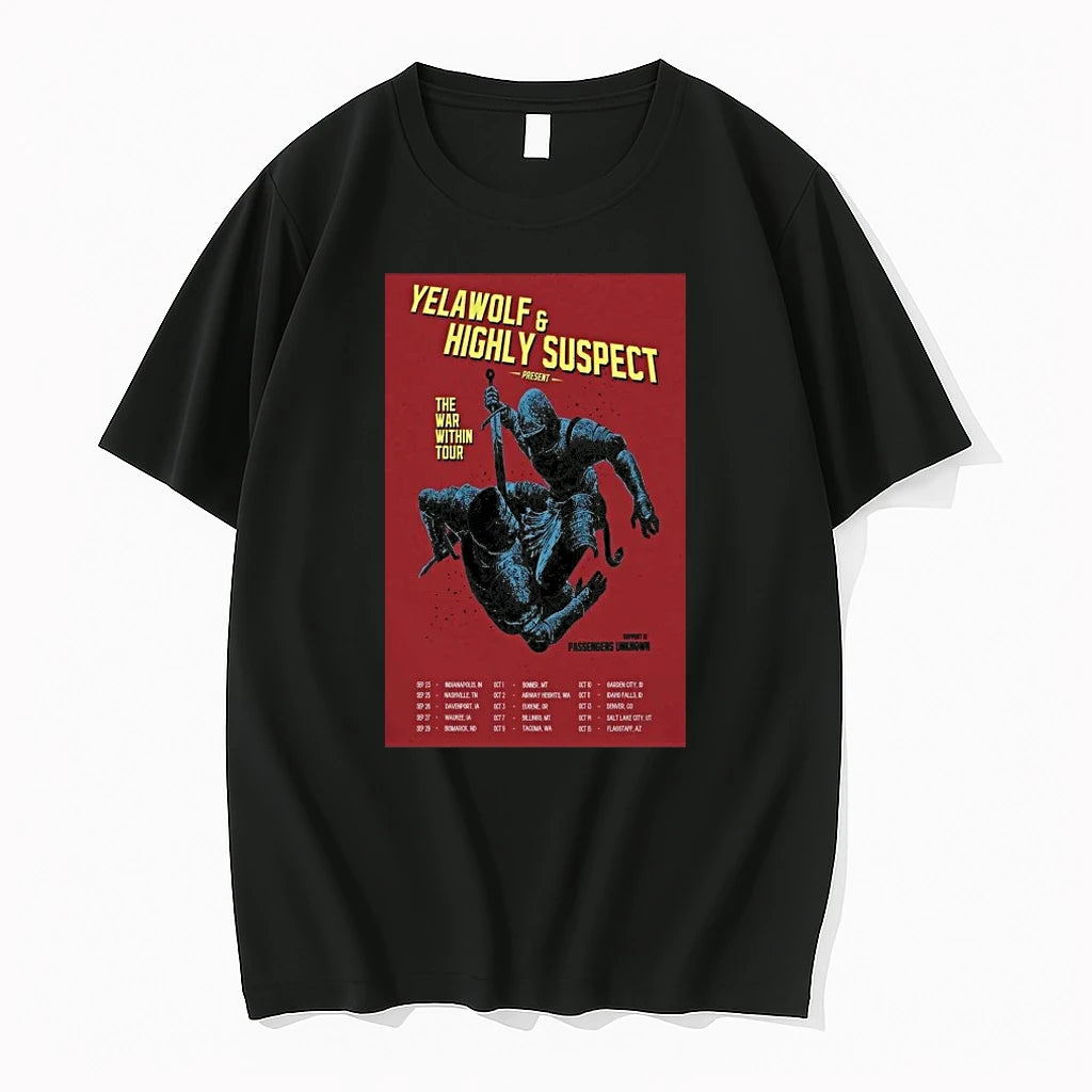 Officials Yelawolf And Highly Suspect The War Within Tour 2026 Knight Premium T Shirt