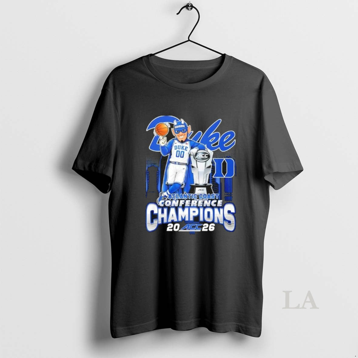 Original 2026 Acc Atlantic Coast Conference Champions Duke Blue Devils Mascot Skyline