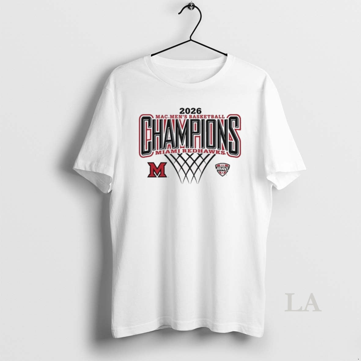 Original 2026 Mac Mens Basketball Regular Season Champions Miami Redhawks White