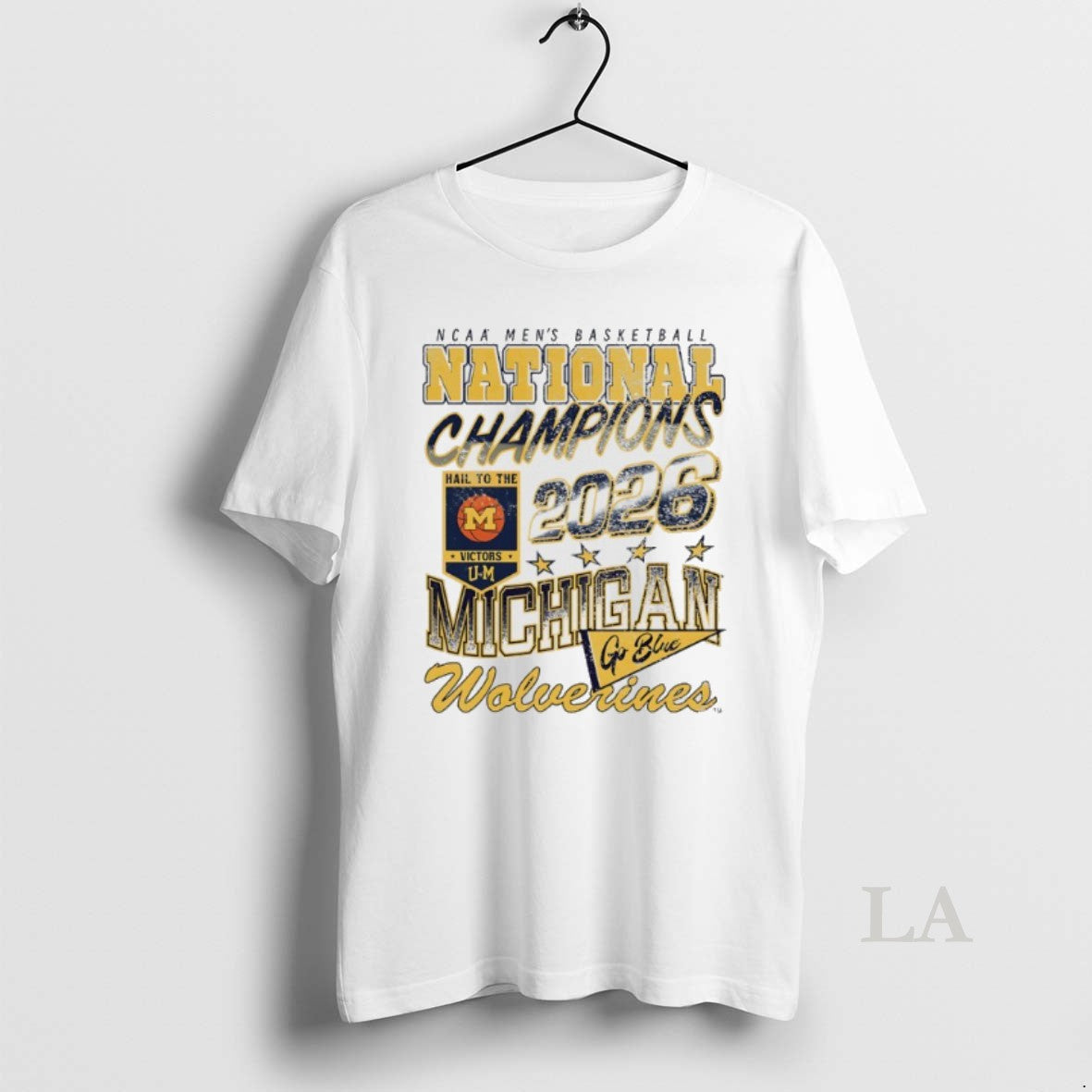 Original 2026 Mens Basketball National Champions Michigan Wolverines Go Blue