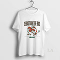 Original 2026 Miami Hurricanes Football Sebastian The Ibis Gridiron Mascot